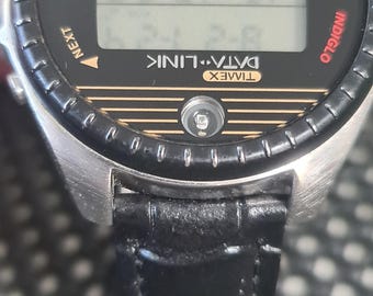 【TIMEX】DATA LINK NASAパイロット着用時計 Rare 1990s Vintage NASA Approved TIMEX MICROSOFT Data-link