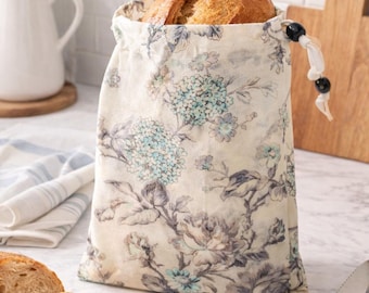 Beeswax Bread & Veggie Bag – Reusable Cotton, Eco-friendly Food Storage for Freshness