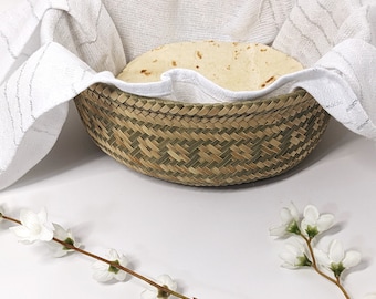 Cesta de palma tejida a mano/Tortillero/Tenate/Tortilla Warmer/Canasta de  Palma/Plant Cover/Cubierta para planta/Mexican Basket/Canasta Mexicana