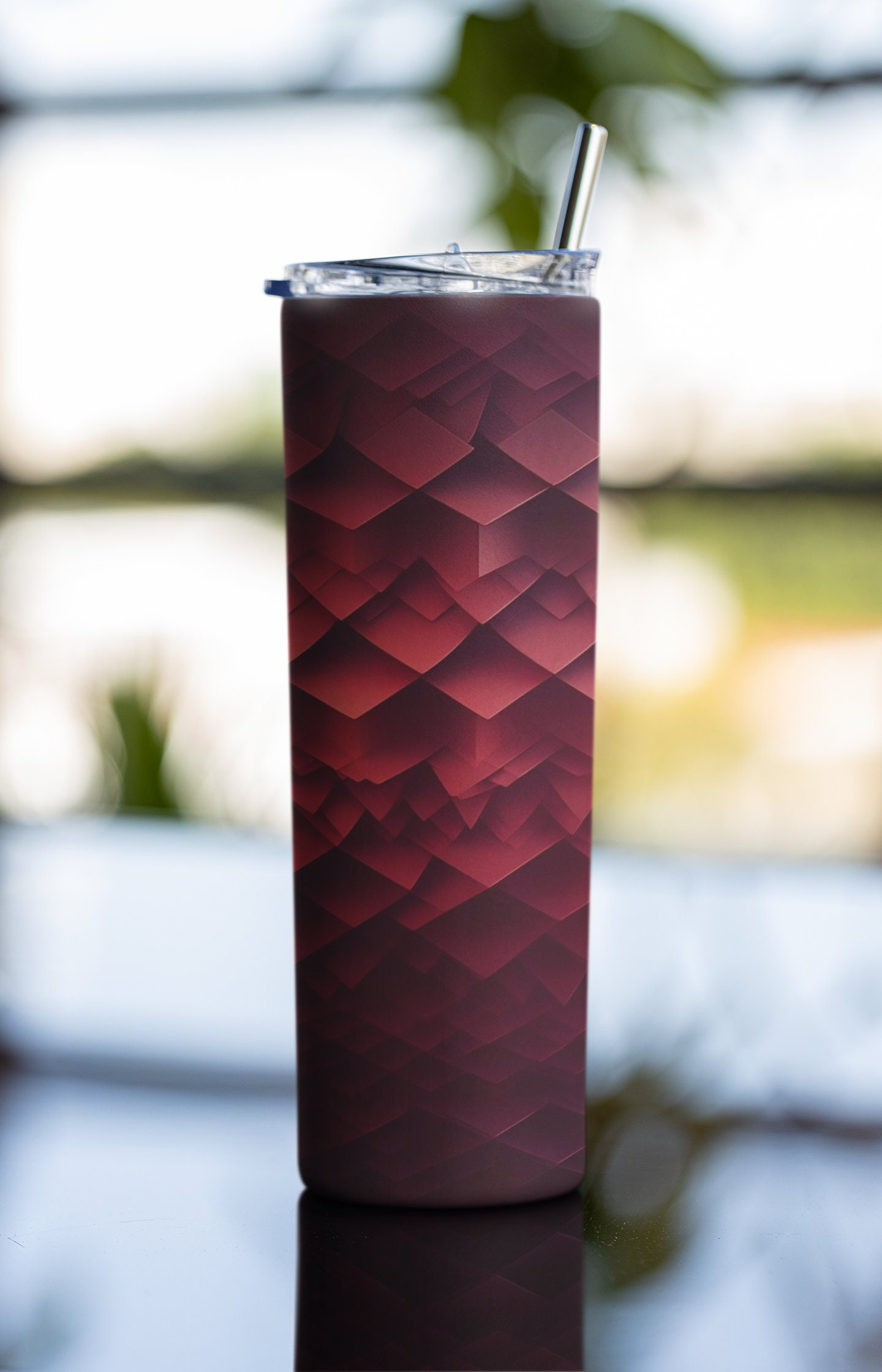 Maroon 20 Oz Skinny Tumbler Sublimation Design Instant Etsy