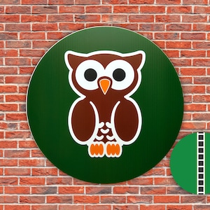 Circle Cheerleading Sign (4mm Corrugated)
