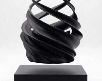 Fire - Levitating Sculpture | Kinetic Art Display | 3D Printed Floating Decor | Futuristic Desk Lamp Alternative | Unique Desk Gift