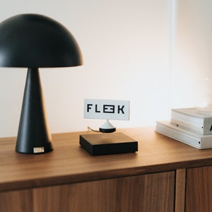 Custom Levitating Logo Display: Magnetic Rotating Sign, 3D Printed