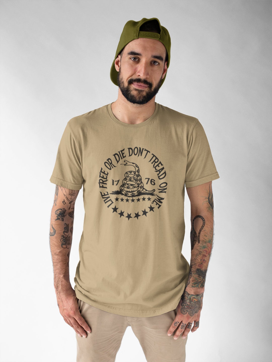 Don't Tread on Me Shirt Patriotic Tee for Men and - Etsy