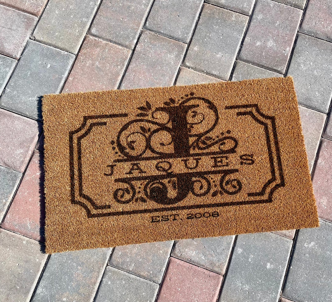 Doormat Your Own Art on Doormat Business Logo Doormat Personalized