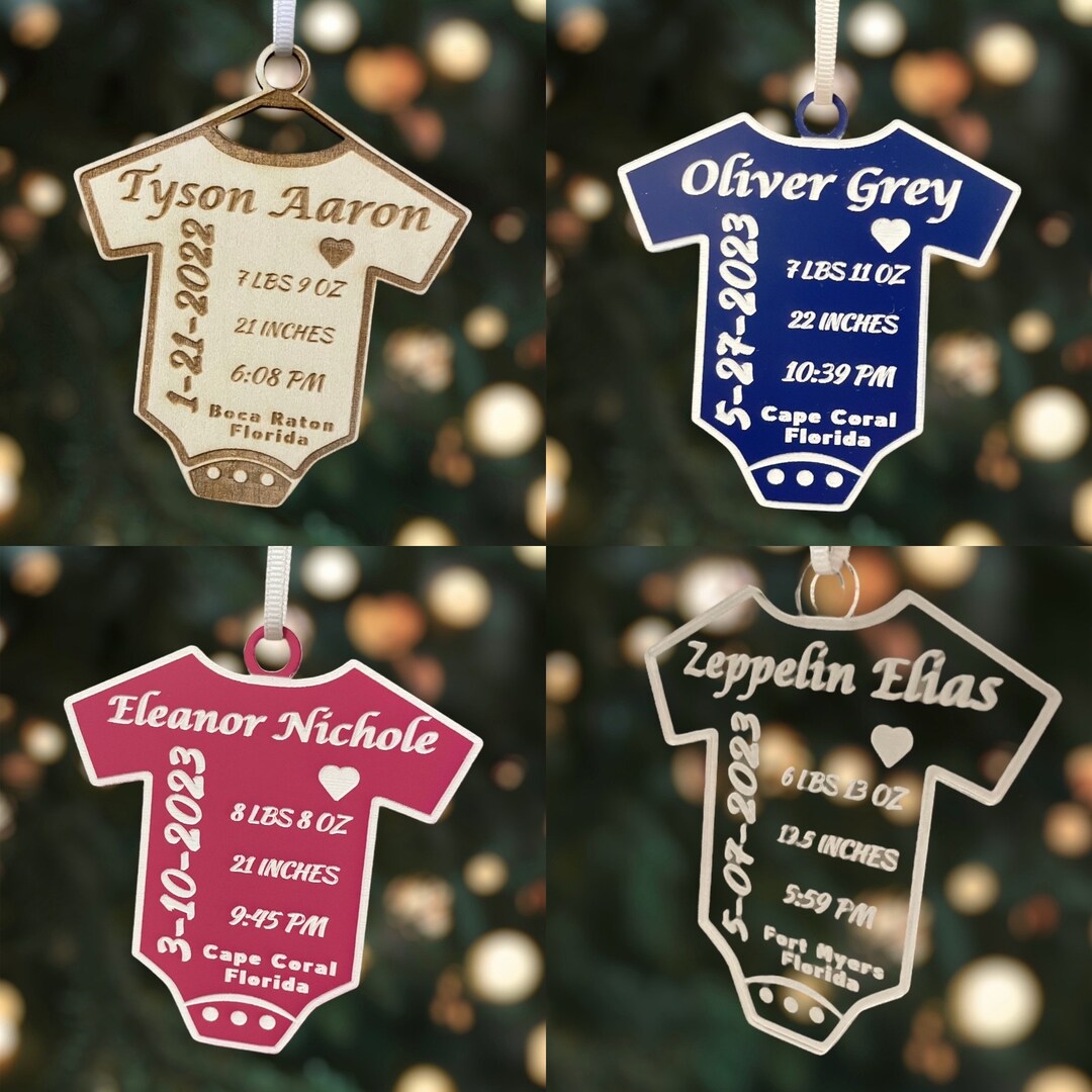 Baby Christmas Tree Ornaments 