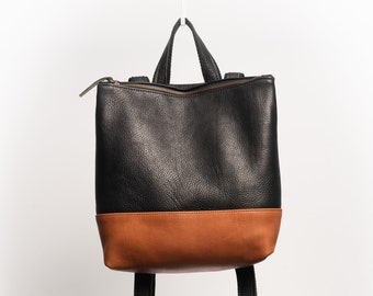 Leather Backpack, Handbag, and Satchel-Tote - Ombu M