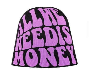 Sweat à Capuche Femme Silver Basic - Message "All We Need Is Love" Ou "Money", Style Y2K Décontracté