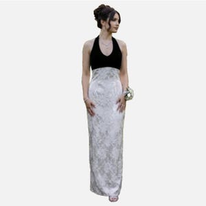 Jessica Mcclintock Black and White - Etsy
