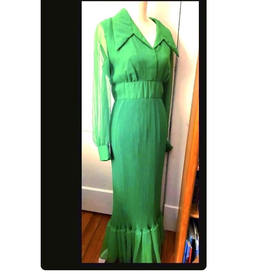 Kelly Green Formal Dress - Etsy