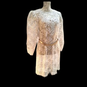 Vintage Pewter Dress - Etsy