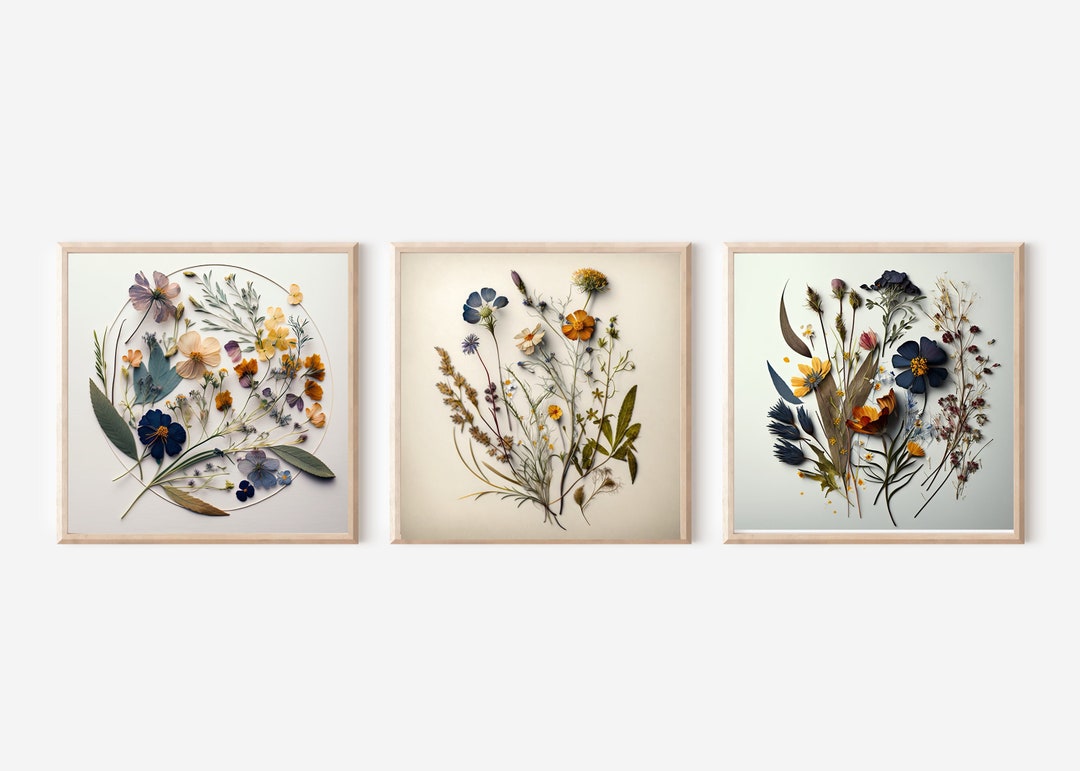 West Coast Wildflowers Pressed Art Collection