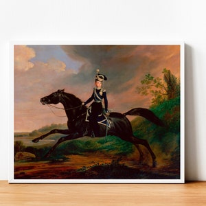 Grand Prince Alexander 1832, Franz Kruger Art, Romantic Portrait Print, Historical Decor, Instant Download