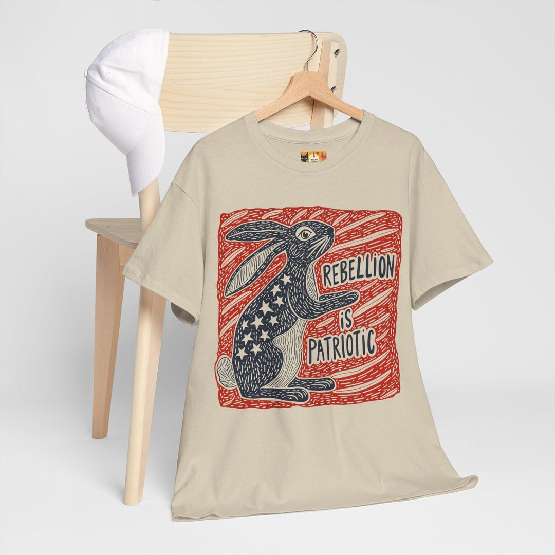Patriotic Rabbids Patriotic Rabbit Rebellion T-shirt: Social Justice Activism Tee - Etsy