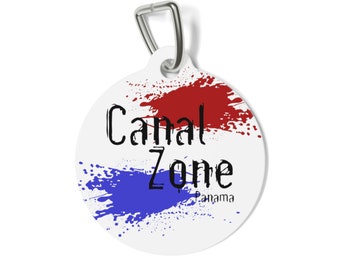 Canal Zone Pet Tag