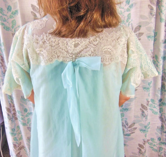 Rare! Lamat French Designer Dreamy Vtg Blue Doubl… - image 6