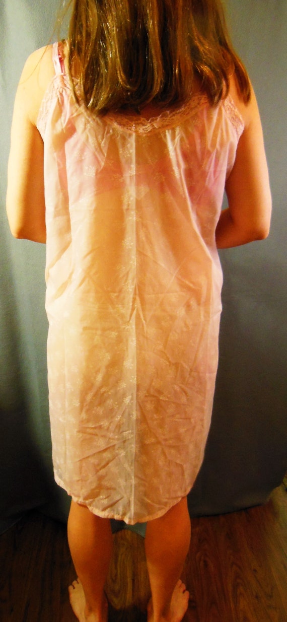 Handmade Sheer Elegant Gorgeous Pink Light Weight… - image 4