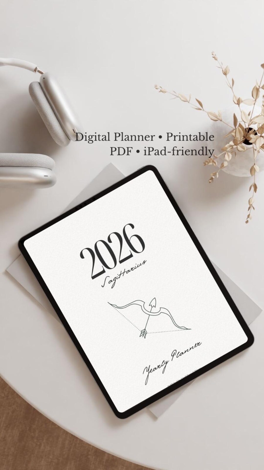 Sagittarius 2026 Digital Planner | Zodiac Yearly Planner | Printable A4 ...