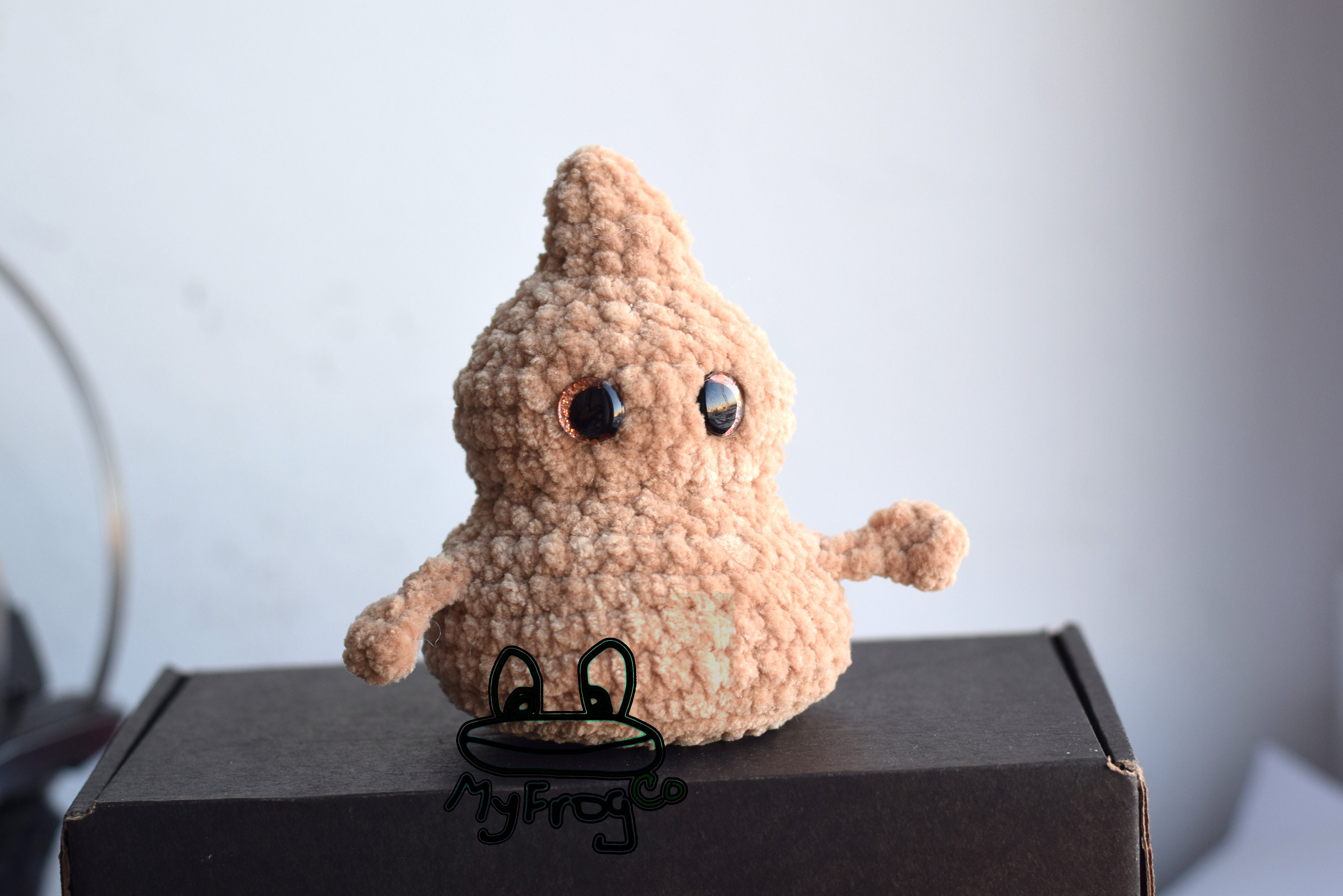 Poo Crochet Pattern, Positive Poop Emoji Crochet Pattern, Poop With
