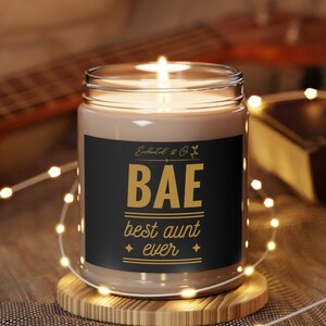 Best Aunt ever gift Aunt candle Bestie candle best friend gift Vanilla candle candle Christmas gift Scented Candles 9oz gift for her gift