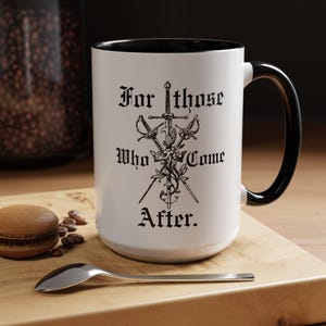 For those who come after mug gamer gift Clair father's day mug husband lover Coffee Mug Spirituality Gift, bestie gift tea mug universe