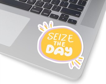 Aproveite o dia adesivo gratidão adesivo motivacional adesivo motivador continue tentando adesivo presente para ela presente para ele adesivo girlboss