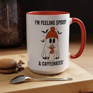 Lustige Halloween-Becher-Geist-Trinkbecher Fühlen Sie sich gruselig und koffeinhaltige Becher Fledermäuse und Spinnen Kaffeebecher Weihnachten Lustig bestie Becher Halloween