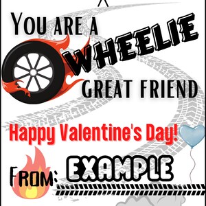 Hot Wheels Valentines Cards, Hot Wheels, Instant Download, Boys ...
