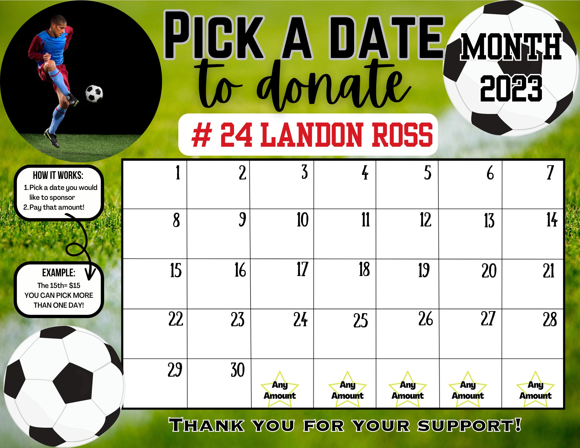 editable-soccer-template-personalized-pick-a-date-to-donate-fundraiser-calendar-pay-the-date-template-custom-soccer-template-etsy