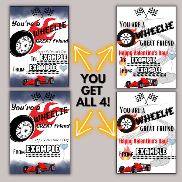 Hot wheels valentines cards, hot wheels, instant download, boys valentines day cards, printable, boys valentines cards, class valentines