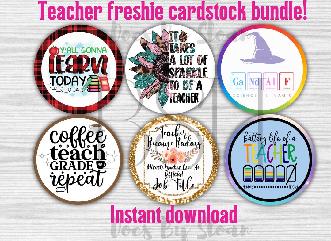 Teacher cardstock bundle printable teacher png cardstock for