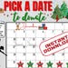 Dance December Christmas Pick a Date to Donate, Fundraiser, Pay the ...