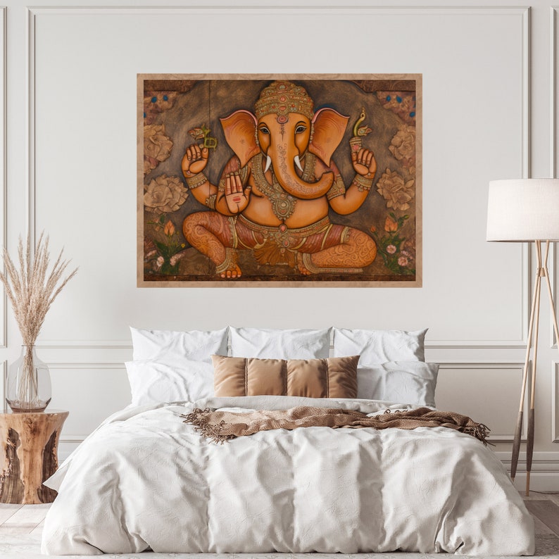 Lord Ganesha Printable Digital Art Instant Download Poster - Etsy