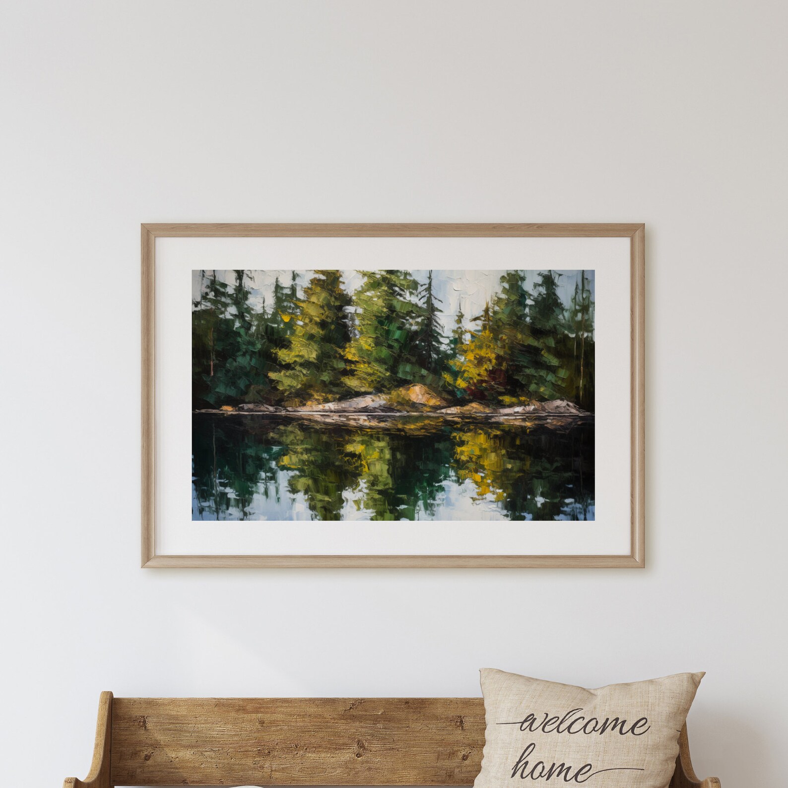 Pine Trees Printable Digital Art Instant Download Poster - Etsy