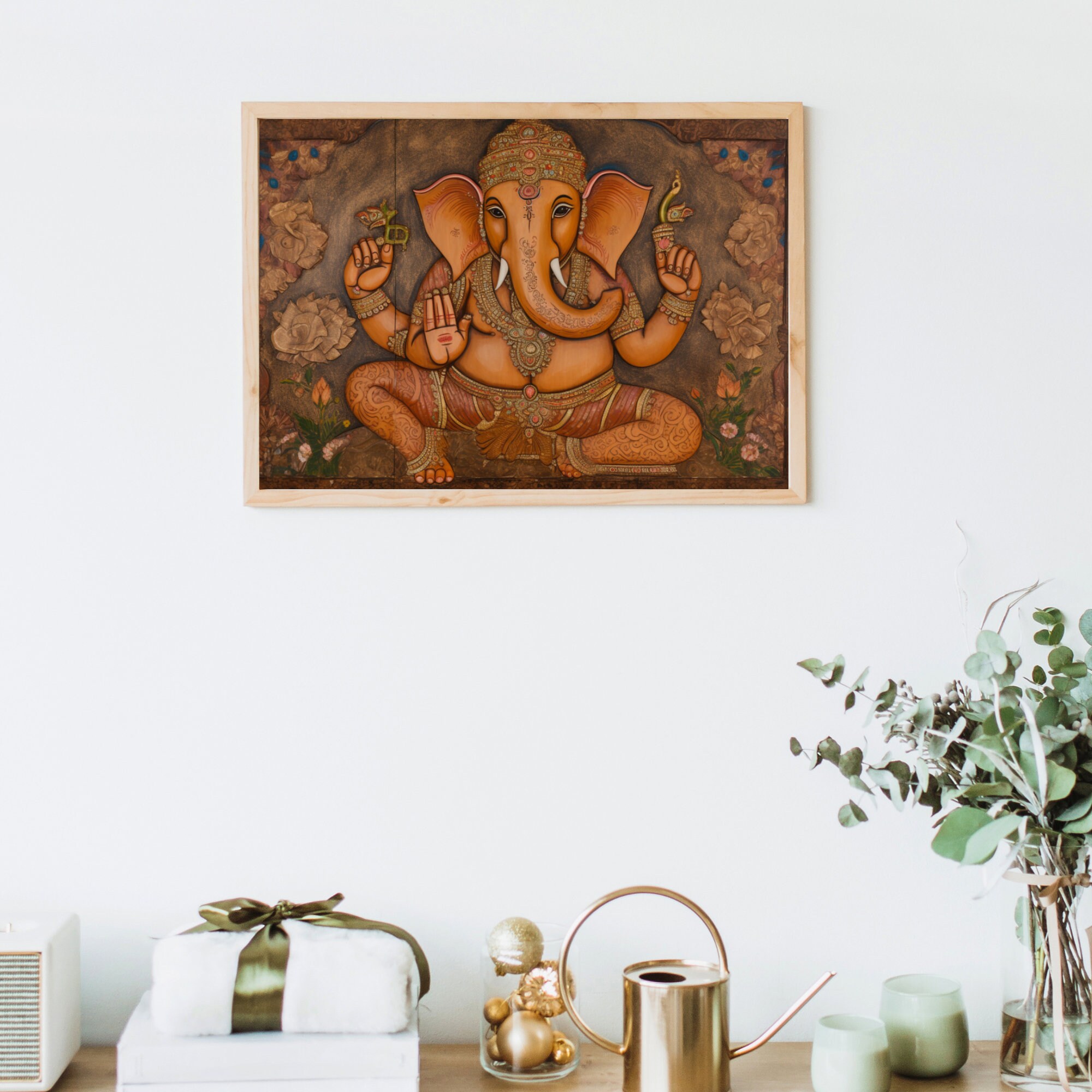 Lord Ganesha Printable Digital Art Instant Download Poster - Etsy