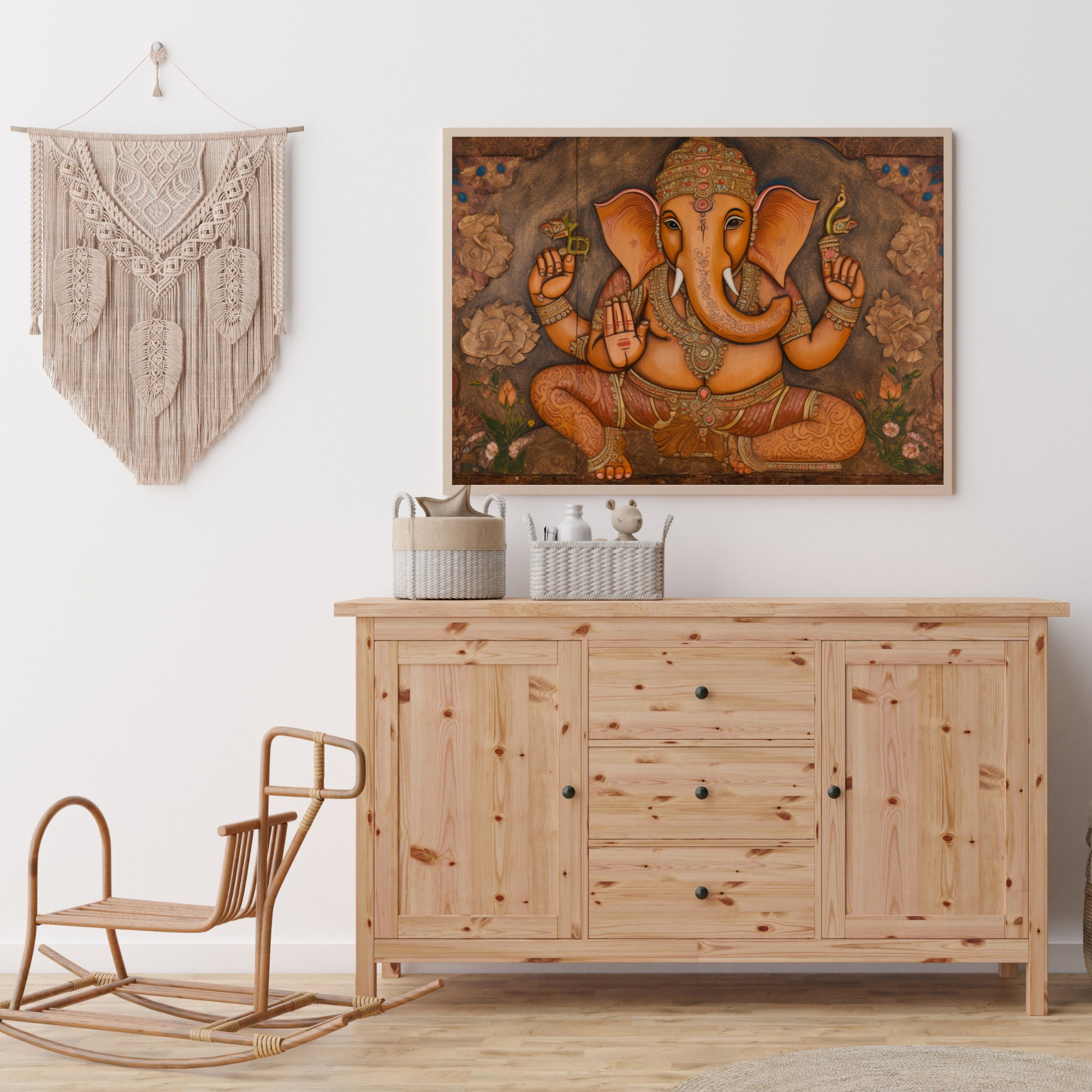 Lord Ganesha Printable Digital Art Instant Download Poster - Etsy