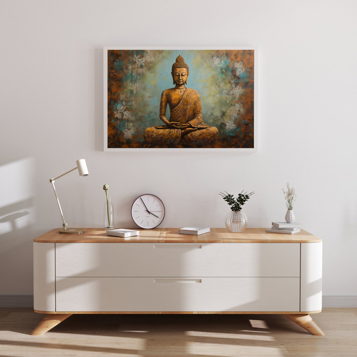 Buddha Printable Digital Art Instant Download Poster Decor - Etsy