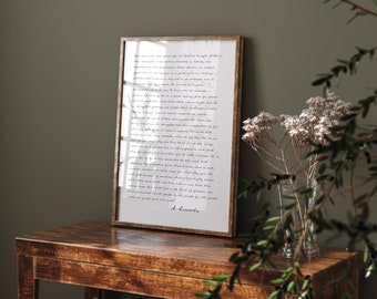 Gettysburg Address in Abraham Lincolns Handwriting font, Gettysburg Address, Civil War art, Civil War Printable Decor, Civil War Art Print