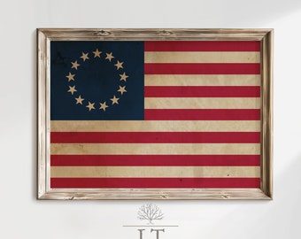 4th of july betsy ross flag
