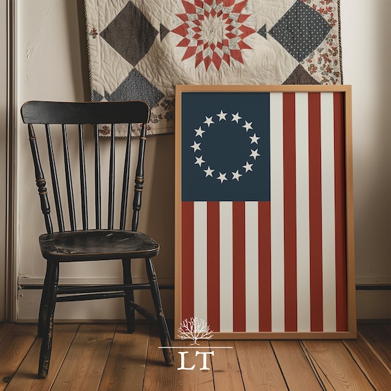 4th of july betsy ross flag