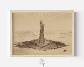 Statue of Liberty Centennial - Melanie Taylor Kent - Mint Framed