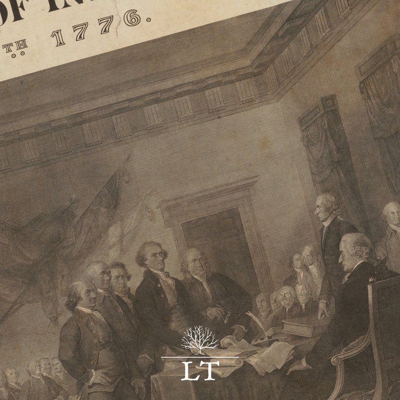 Authentic Vintage Patriotic Printable, Signers of the Declaration of ...