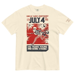 Vintage 1918 Independence Day Premium Unisex garment-dyed heavyweight t-shirt