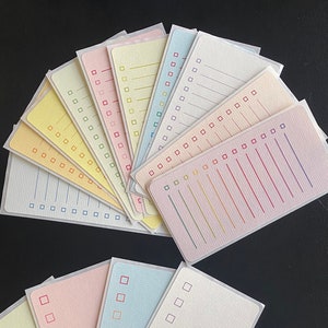 Paper essentials, Task & check list stickers, organizer, to-do planner list stickers/labels