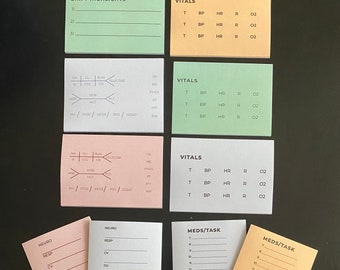 Healthcare Professional Post-It Notes | Colorful Medical Organizer