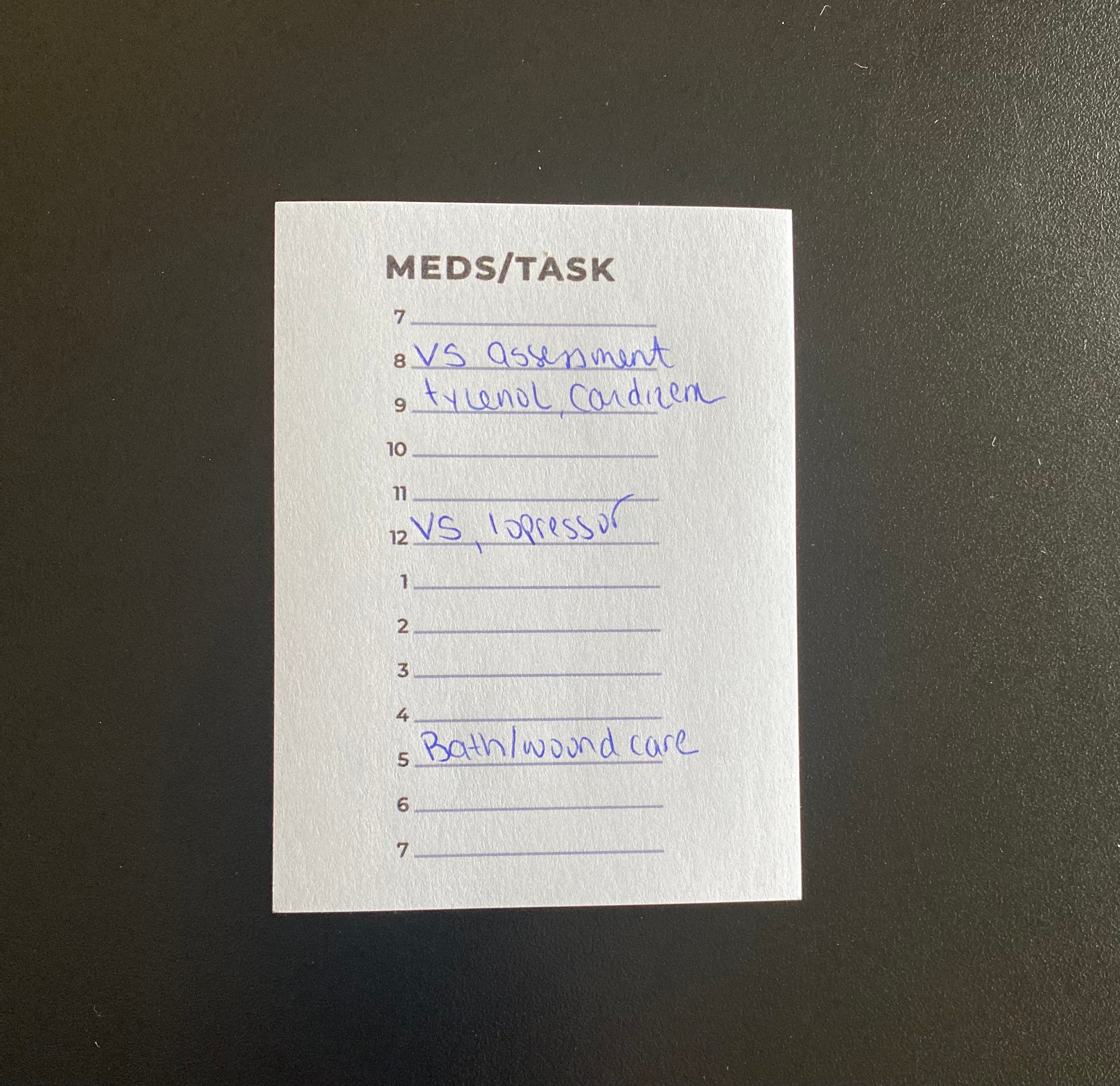 Task List Post-it Paper/pen Essentials for Nurse,mds, Rns, Lpns, Nps ...