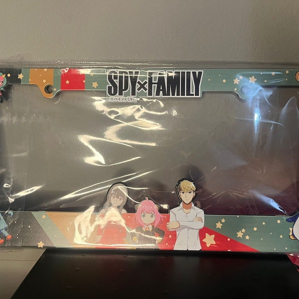 Anime License Plate Frame One Piece Etsy