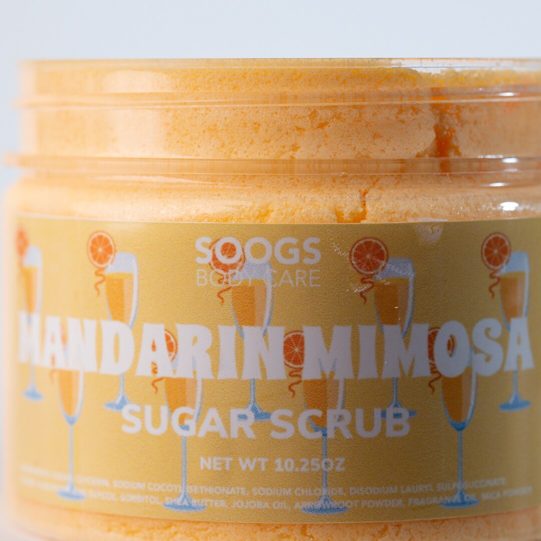 Large Body Scrubs 16oz Sugar Scrub Soap Whipped Body Wash Scented Body Scrub Exfoliating, Soapy
