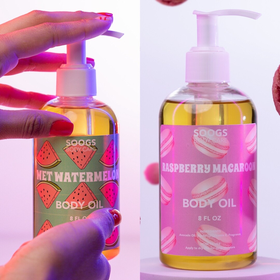 Sweet Scent Body Oils for Silky Soft Skin Natural Body Oil Moisturizer