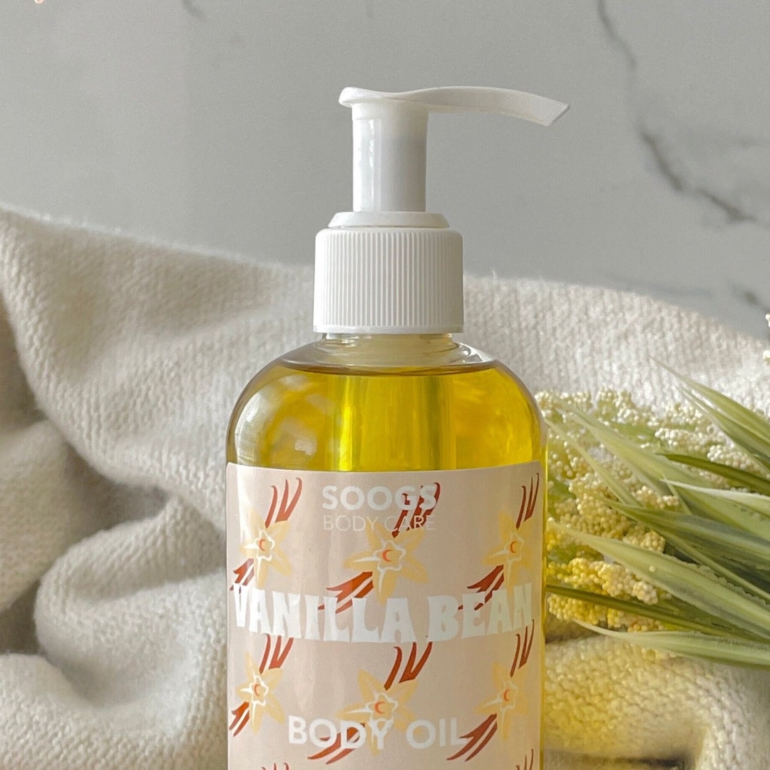 Moisturizing Vanilla Body Oil Fragrant Body Oil Moisturizer Vanilla
